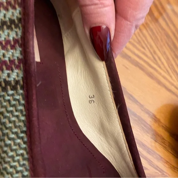 Burberry Women's Multicolor Houndstooth Flats - Picture 4 of 6